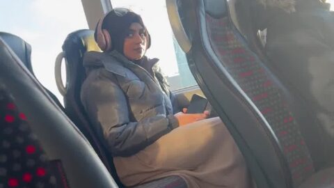 Hijabi busted heavy thighs